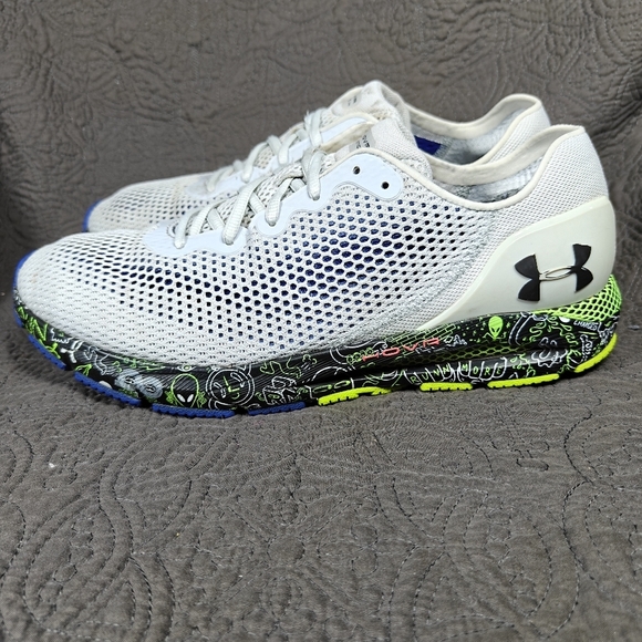 Under Armour Other - Under Armour HOVR Sonic 4 FnRn  Halo Grey Running Knit Sneakers Men's Shoes 12.5